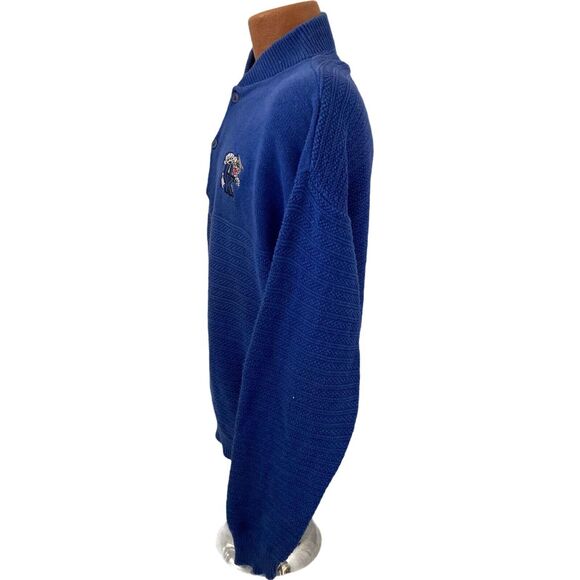 Vintage 80s University of Kentucky Sweater Mens Larg Wildcats Ncaa Football Blue - Picture 4 of 16